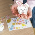 thumbnail image 4 of Easter Bunny Cupcake Wrappers - Colorful Crenellated Edges Cake Decorations for Spring & Holiday Celebrations, Add Festive Charm to Desserts, 4 of 5
