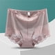 thumbnail image 1 of Puntoco Braguitas de mujer de talla grande, de cintura alta, sexys, con encaje fino, de malla transpirable, que levantan y controlan los glúteos, 1 of 3