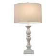 thumbnail image 2 of Decor Therapy Transitional Resin Table Lamp, White, 23", 2 of 3