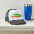 thumbnail image 3 of CafePress - Word Chums Alien - Adjustable Unisex Printed Trucker Hat with Mesh Back, 3 of 8