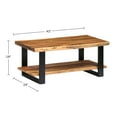 thumbnail image 6 of Belen Kox Alpine Natural Live Edge Wood Coffee Table, 6 of 7