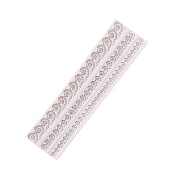 Advancent Molde de silicona de encaje 3D para fiestas, festivales, vacaciones, casa, café, gelatina, pastel de Chocolate, Mousse, molde para Herramientas y accesorios para hornear Tipo 6
