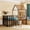Black, variant on Harper & Bright Designs Metal House Loft Bed Twin Size Low Loft Bed with Roof and Window, Silver