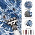 thumbnail image 5 of 2'x6' Rug Runners for Hallways Kitchen, Navy Blue Coastal Non Slip Entryway Beside Floor Carpet Runner, Nautical Coral Starfish Shell Seahorse Ocean Washable Laundry Room Bedroom Throw Rugs Mat, 5 of 8