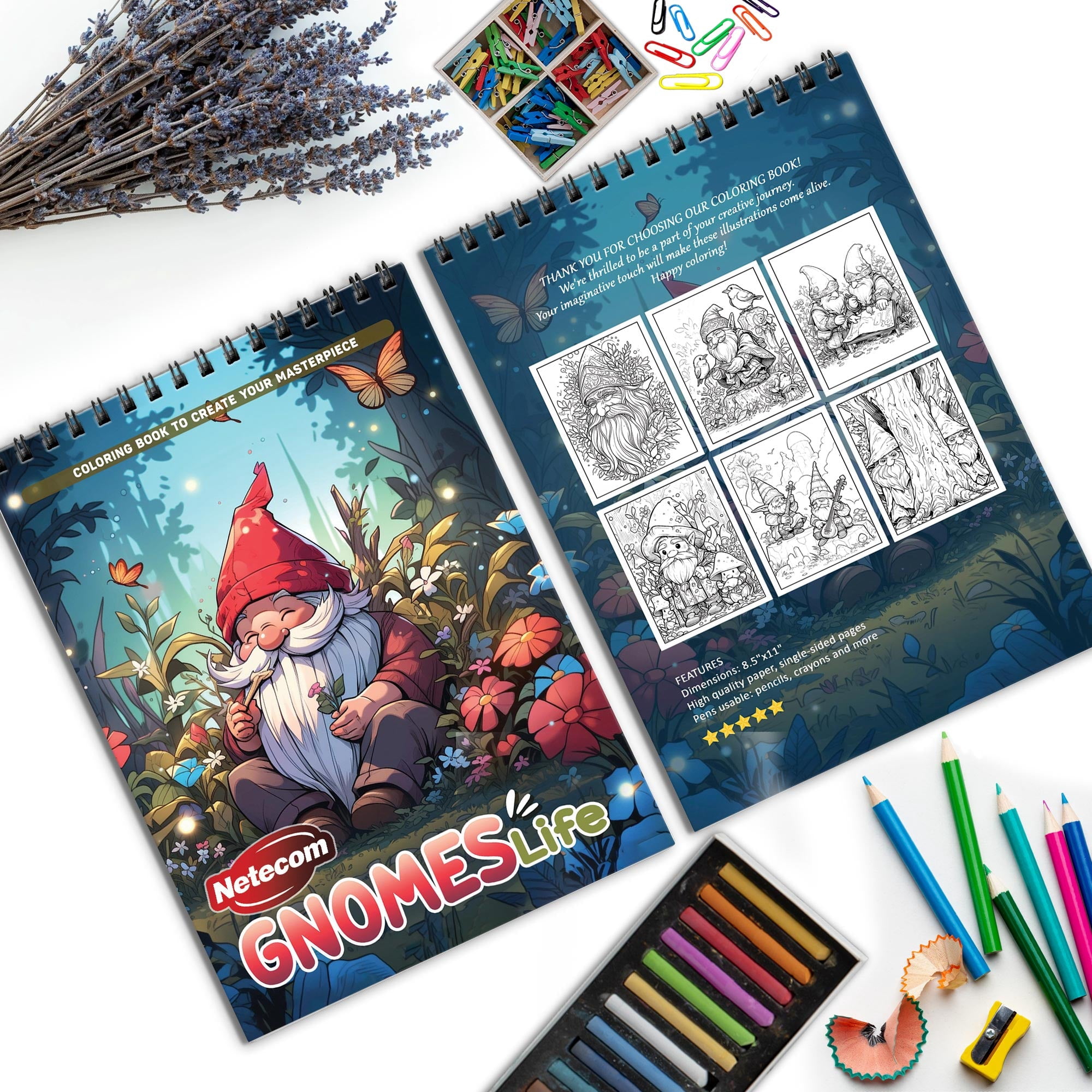 TPLHOUSE Spooky Christmas Coloring Book Spiral Bound for Adult, Premium Cover