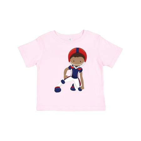 

Inktastic African American Boy Rugby Player Team Sport Boys Toddler T-Shirt