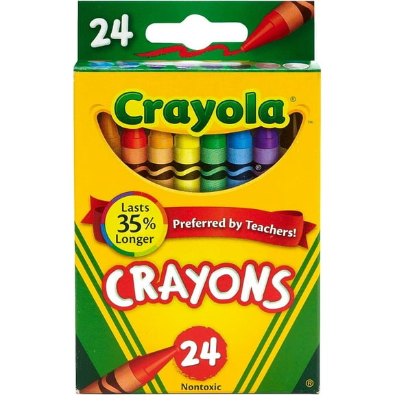 Crayola Nontoxic Crayons 24 Count