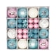 thumbnail image 4 of 44 Uds de adornos de Bolas de Navidad mayimx Decoración colgante para Navidad Azul Rosa Blanco, 4 of 9