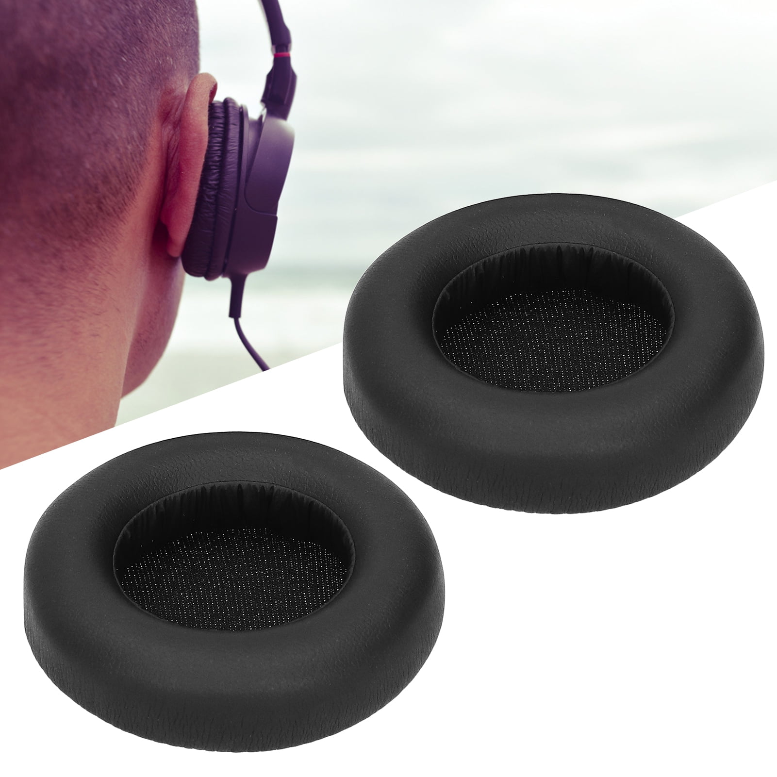 Headphone Ear Cover, Foam Pad Block Noise Full Of Elasticity For
