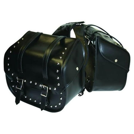 - Diamond Plate LUMSADDLE Pvc Motorcycle Saddle Bag
