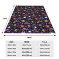 thumbnail image 3 of Fuzoiu Halloween Print Ultra-Soft Micro Fleece Blanket,All Seasons Flannel Throw, Lightweight Blanket for Bed, Sofa, Couch, Movie Night, Camping, and Travel-60"x50", 3 of 7