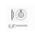 thumbnail image 4 of Winstop Brake Rotor, Front WS240471, Suzuki Aerio 2007-2002, 4 of 4