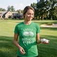 thumbnail image 5 of Womens Easily Distracted By Balls T Shirt Funny Golf Ball Putt Novelty Graphic Tee for Ladies Womens Graphic Tees, 5 of 9