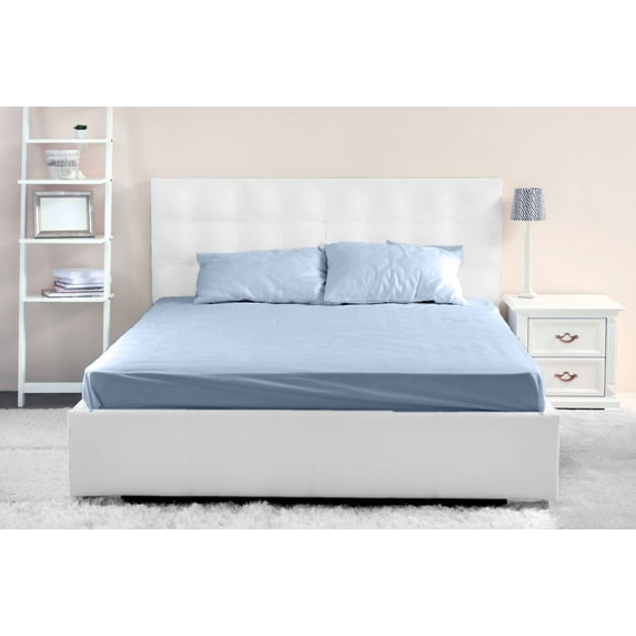 Hotel Collection Queen Sheet Set - Hotel Luxury 1800 Bedding Sheets & Pillowcases - Extra Soft Cooling Bed Sheets - Deep Pocket 17 inch Mattress -Wrinkle, Fade, Stain Resistant 4 Piece (Queen, Blue)