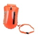 thumbnail image 5 of Bolsa de flotador de natación profesional de PVC transparente con bolsillos para teléfono Naranja, 5 of 9