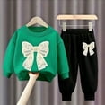 thumbnail image 2 of Girls Boys Long Sleeve Tops Pajamas & Dailywear Gift Set Sweatshirt Pants Casual Two Piece Set Tracksuit Sweatsuits Set Back-To-School Outfit Set 3-4 Years, 2 of 4