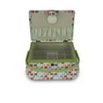 thumbnail image 3 of Dritz Curved Sewing Basket, Large, Multicolor Retro, 3 of 5