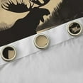 thumbnail image 4 of Manfei Reindeer Elk Adult Curtains Pack of 2 (42x84 Each), Brown Rustic Animal Curtains Blackout, Vintage Countryside Bedroom Curtains, Curtains and Drapes Decor, 4 of 6