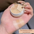thumbnail image 5 of Sweet Mint Concealer, Tri-color Concealer Palette of Covers Acne Marks Dark Circles, 3 in 1 Face Foundation Cream, Tri-color Concealer with Brush, 3 in 1 Face Foundation Cream Waterproof, 5 of 8