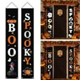 thumbnail image 3 of 1 Pair Halloween Porch Sign Creative Hanging Porch Banner Festival Hanging Sign, 3 of 10