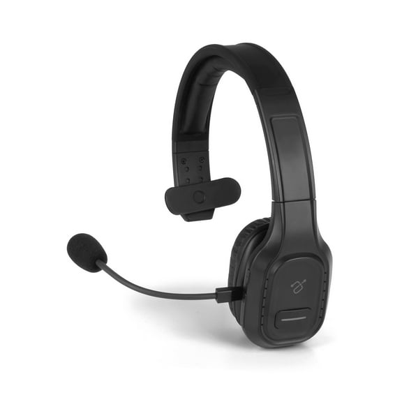 Aluratek ABHM100F - Bluetooth Wireless Headset with Noise Cancelling Boom Microphone