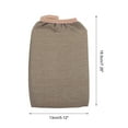 thumbnail image 4 of Unique Bargains Gloves Bath Towel for bathroom 5.12"x7.28" 1 Pc Brown, 4 of 7