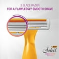 thumbnail image 4 of BIC Soleil Color Collection Women’s Disposable Razors 10-Count, 3 Blades, 4 of 7
