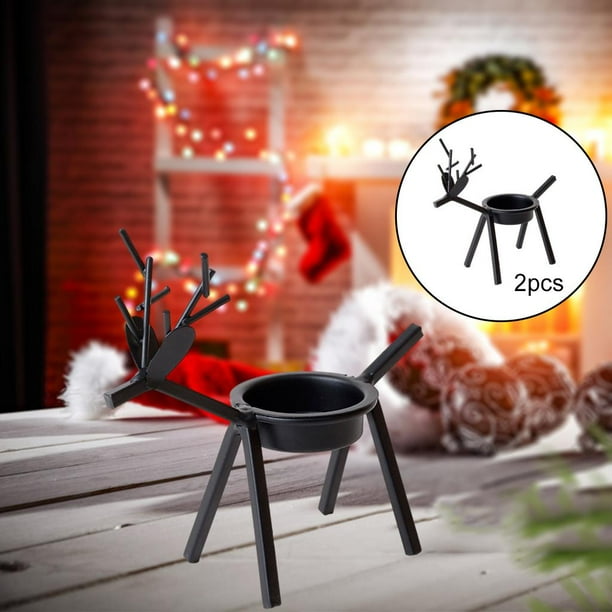 Reindeer tea outlet light holders