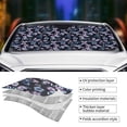 thumbnail image 4 of Kdxio Love Butterflies Print Front Windshield Sun Shade,Folding Auto Sunshade for Car Truck SUV-Medium, 4 of 7