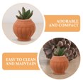 thumbnail image 3 of MLINS  2 Pcs Rustic Planter Small Pots Miniature Tiny Clay Terracotta Red, 3 of 7