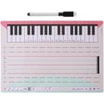 thumbnail image 1 of 1 set Music Staff Borreable PET Board Music Practice Suministros de pizarra para el hogar, 1 of 6