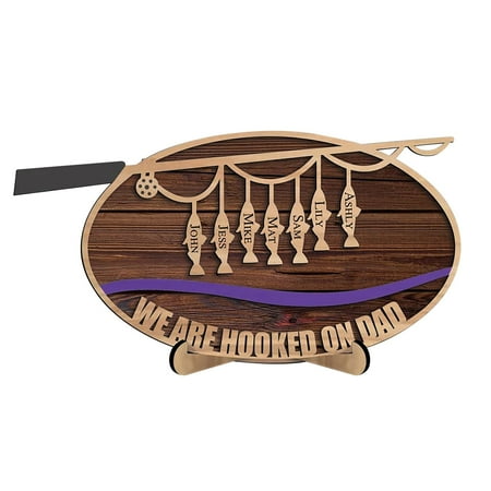 

Veki Fishing Rod Decoration Pendant DIY Family Member And Good Wishes Decoration Living Room Study Room Fancy Ornament