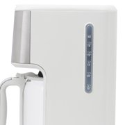 Haden Generous Brew 14 Cup Programmable Digital Coffee Maker, Ivory/Chrome