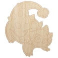 thumbnail image 1 of Chibi Ankylosaurus Dinosaur Wood Shape Unfinished Piece Cutout Craft DIY Projects - 6.25 Inch Size - 1/8 Inch Thick, 1 of 7