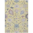 thumbnail image 2 of HomeRoots 605348 10 x 14 ft. Yellow, Lavender & Denim Blue Floral Washable Indoor & Outdoor Rectangle Area Rug, 2 of 5