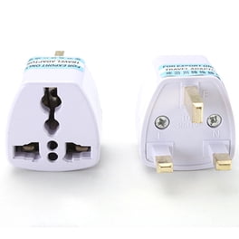 Ceptics Switzerland Travel Adapter Plug (Type J) - 3 Outlet Universal Input For US To Swiss Plugs