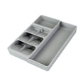 thumbnail image 1 of Porta cubiertos,Bandeja para cubiertos Organizador de cubiertos Porta utensilios,Bandeja para cubiertos para cocina organizadora de cajones,Organizador de cajones expandible para escritorio con, 1 of 9