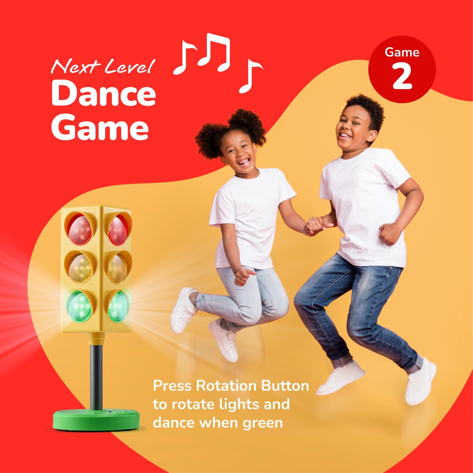 ArtCreativity Traffic Light for Kids & Teachers,  8 Modes, Remote Control