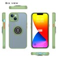 thumbnail image 3 of CoverON For Apple iPhone 14 Plus Phone Case, Clear Back Ring Holder Kickstand Cover, Green, 3 of 7
