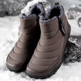 thumbnail image 4 of Minimalistas Descalzas Botas Nieve Invierno Cierre para Senderismo Escalada, 4 of 9