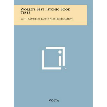 World's Best Psychic Book Tests : With Complete Patter and (Best Psychics In The World)