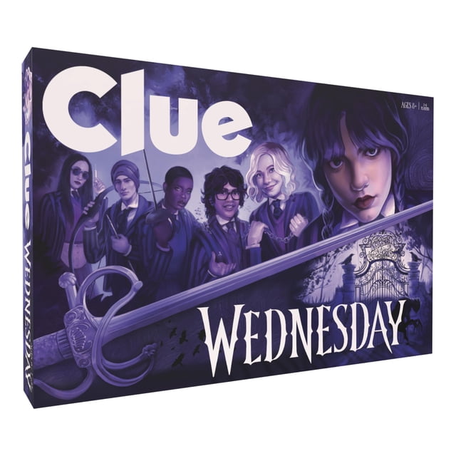 Board Game CLUE: Wednesday Serie original de Netflix de más de 8 años