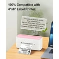 thumbnail image 4 of 4x6 Thermal Label Printer Paper 100x150mm Fan-Fold Labels Shipping Supplies for Shipping Packages Use 241BT 246S Printer SLR-2.5-4-500, 4 of 6