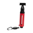 thumbnail image 2 of Cepillo limpiador de palos de golf, con botella pulverizadora con cable retráctil, herramienta portátil de limpieza de surcos de golf para mujeres que Rojo negro, 2 of 8