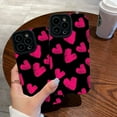 thumbnail image 3 of For Funda iphone 16 15 14 12 11 13 Pro 16Pro 14Pro Max mini X XS Max XR SE 2020 2022 7 8 Plus iphone15 Apple Phone Case Cover Color Heart iPhone 15 Pro Max, 3 of 6