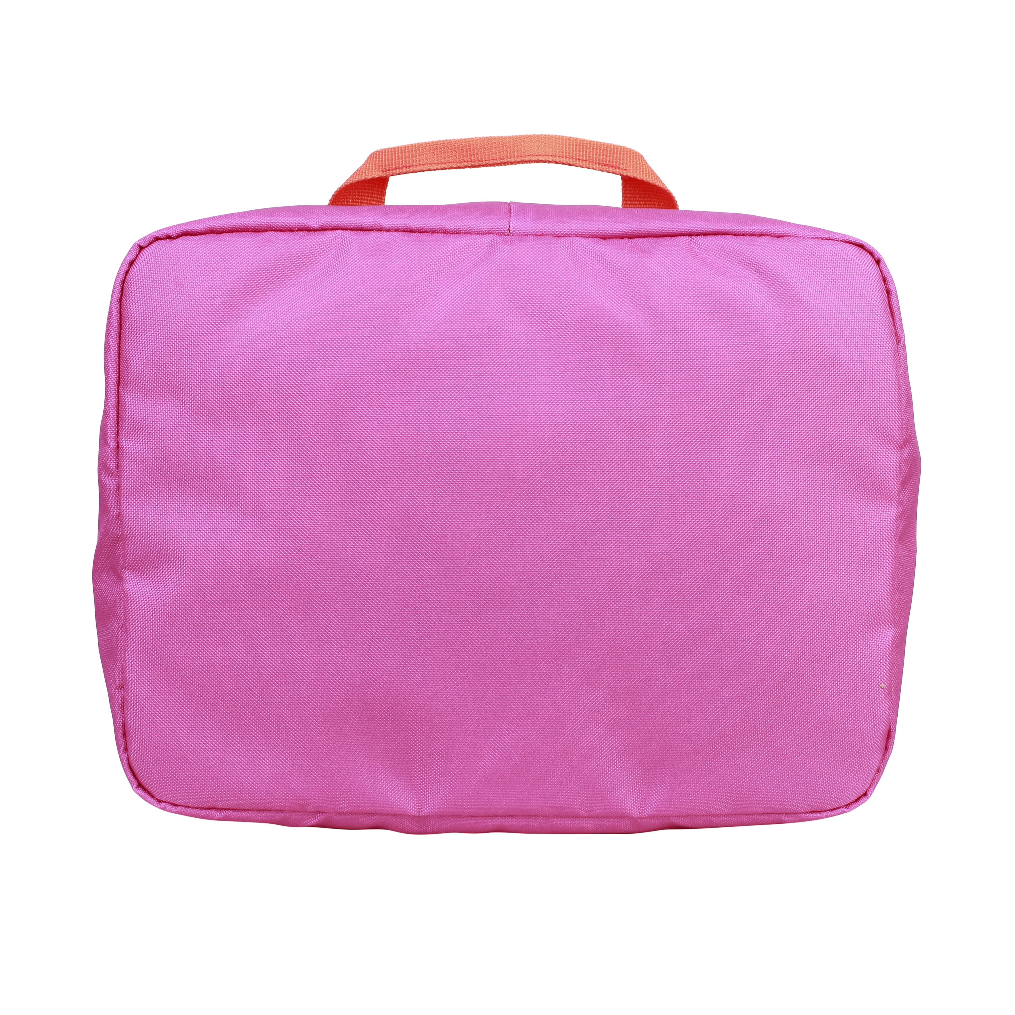 CRCKT Kids 3-Piece Zippered Polyester Packing Cube Set - Red, Orange, Hot Pink Colorblock