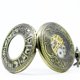 thumbnail image 4 of Deffrun Fash Roman Numerals Machanical reloj de bolsillo colgante, 4 of 5