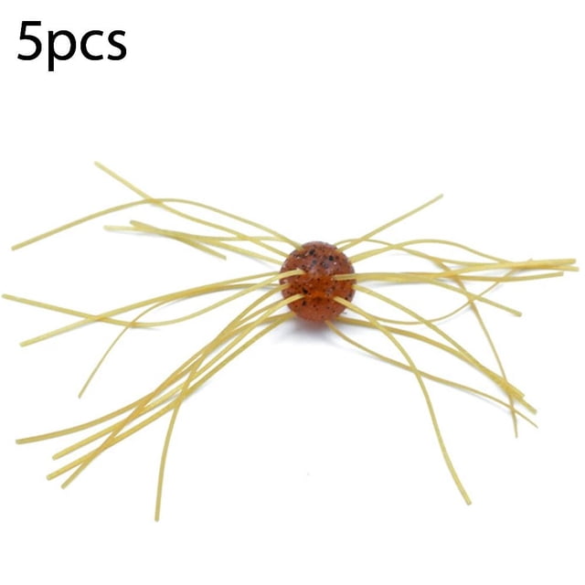 5Pcs 2g Soft Fishing Lures, TPR Premium Material with Super Elastic Texture, Embedded Reflective Flash, Potent Scent Attractant for Lifelike Action, Versatile Lightweight Fishing Baits
