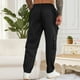 thumbnail image 3 of Ceisia Men's Gift Cargo Pants Relaxed Fit Mid-Rise Elastic Waist Polyester Multi-pocket Snap Button Drawstring Pants, 3 of 7