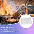 thumbnail image 3 of fastboy Grille de Barbecue Anti-Humidité Lavable Portable Anti-Rouille Plaqué Zinc Camping Randonnée BBQ Pique-Nique Outil 45x30cm, 3 of 8